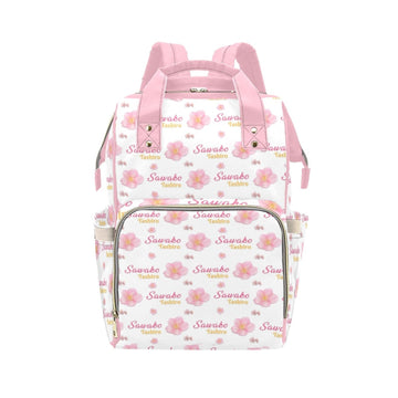 Personalized Baby Diaper Bag Backpack for Women, Custom Name Nursing Mommy Daypack, Diaper Bag for Girls Boys, New Mom Gifts (Fo