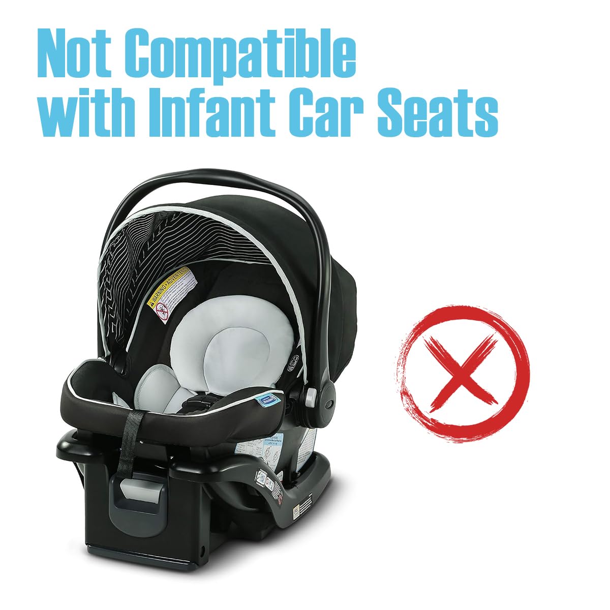 Solfres Hydro Gel Car Seat Cooler Mat For Baby. No Refrigeration Needed. Carseat And Stroller Cooling Pad Cushion Liner With Bre