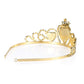 Queen Of Heart Crown Evie Descendants 3 Crown Halloween Costume Headdress Queen Of Hearts Gold Tiara For Kids Girls Women