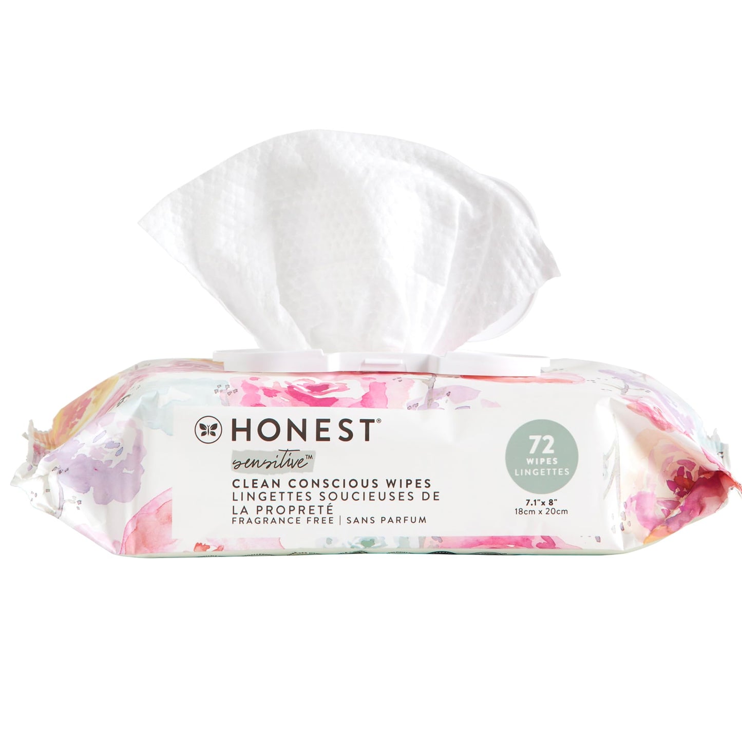 The Honest Company Unscented Wipes Over 99% Water Compostable Plant-Based Baby Hypoallergenic for Sensitive Skin EWG Verified Ro
