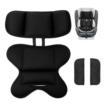 DASEXAUAH Thickened Car Seat Head Support with 2pcs Car Seat Strap Pads Compatible with Doona Infant Insert, Breathable Newborn 