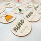 Monthly Baby Milestone Maker Discs, Baby Milestone Signs for Newborn Baby, Hello World Newborn Sign for Baby Girl & Boy, Baby An