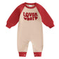 Demdzq Valentine'S Day Baby Boy Outfits Nebworn Love Heart Romper Jumpsuits My First Valentine'S Day Baby Boy Outfits (Letter Ap
