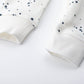 Owlivia Organic Cotton Baby Boy Girl 2 Pack Zip Up Sleep N Play, Footless, Long Sleeve(12-18 Months, Gray Melange+Blue Star)