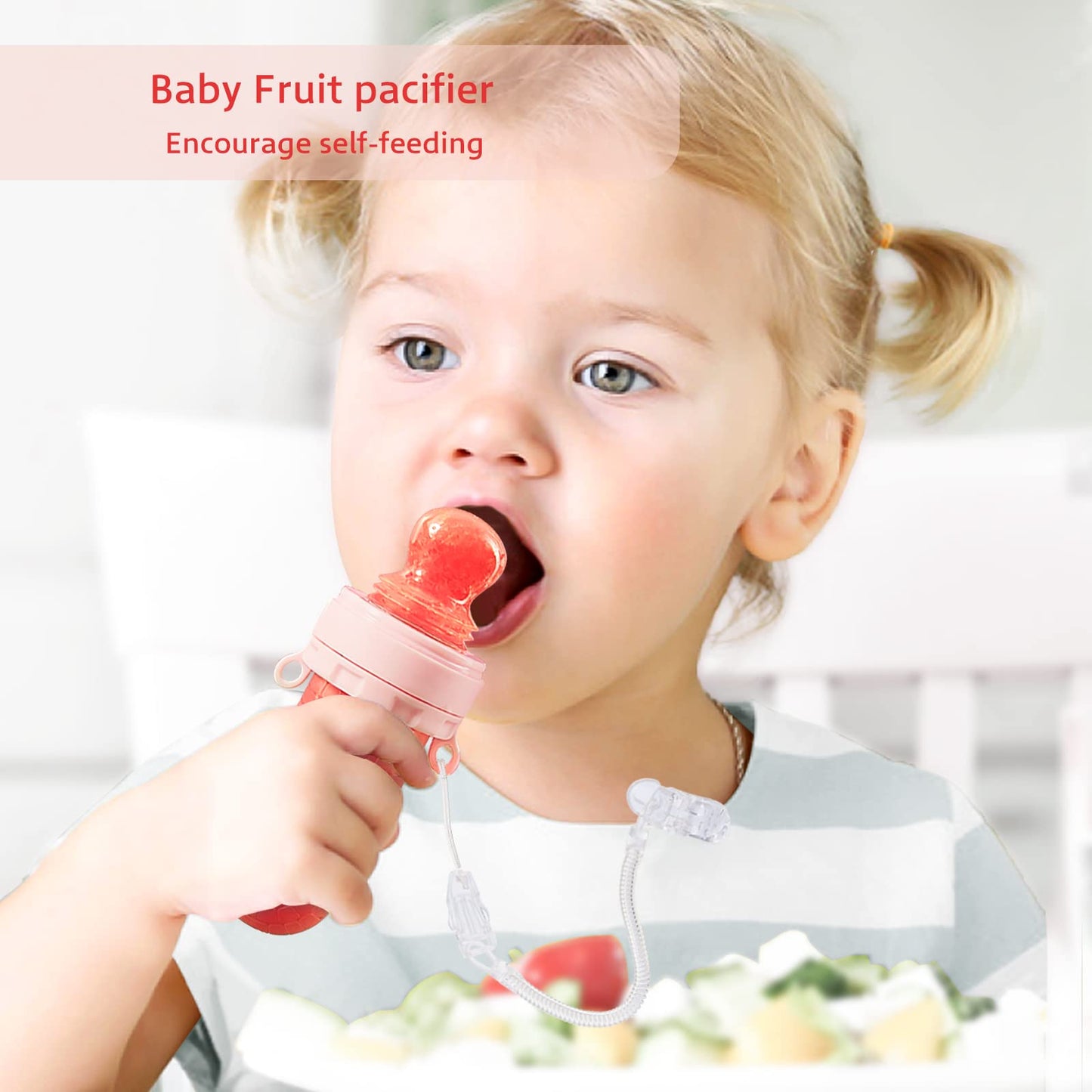 Termichy Baby Food Dispensing Spoon: Squeeze Feeder Dispenser For Baby - Self Feeding Bottle Spoon