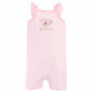 Hudson Baby Unisex Baby Cotton Rompers, Tea Party, 0-3 Months