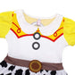 Jurebecia Toddler Girls Cowgirls Costume Princess Dress Up Halloween Costume Fancy Dress Boys Long Sleeve Suit (Yellow, 4T(3-4 Y