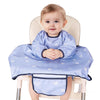 Snowie Soft Waterproof LongSleeve Feeding Apron With Front SpillCatching Pocket, Full Coverage Bibs For Baby 6 To 12 Months Hi