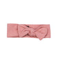 Twinor Plain Knotted Baby Gown With Headband Hat Infant Sleeper For Baby Girl And Boy Pink