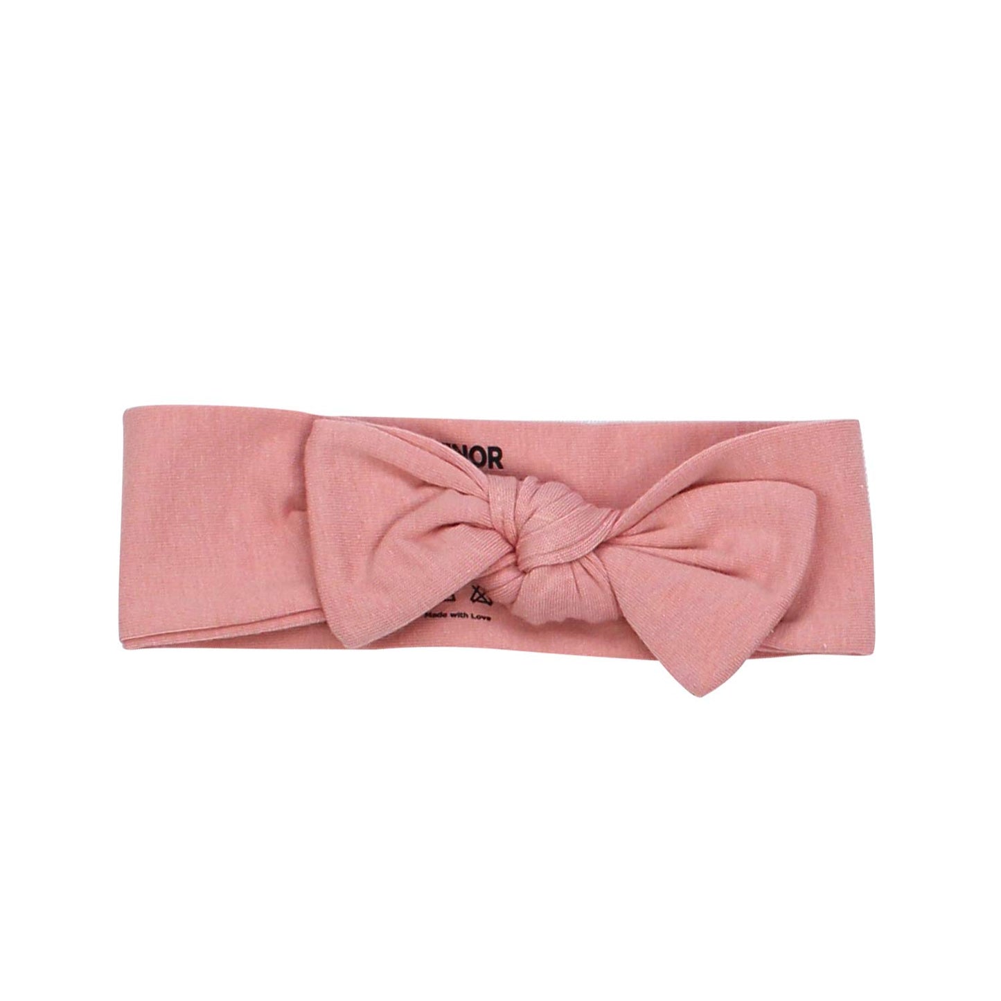 Twinor Plain Knotted Baby Gown With Headband Hat Infant Sleeper For Baby Girl And Boy Pink