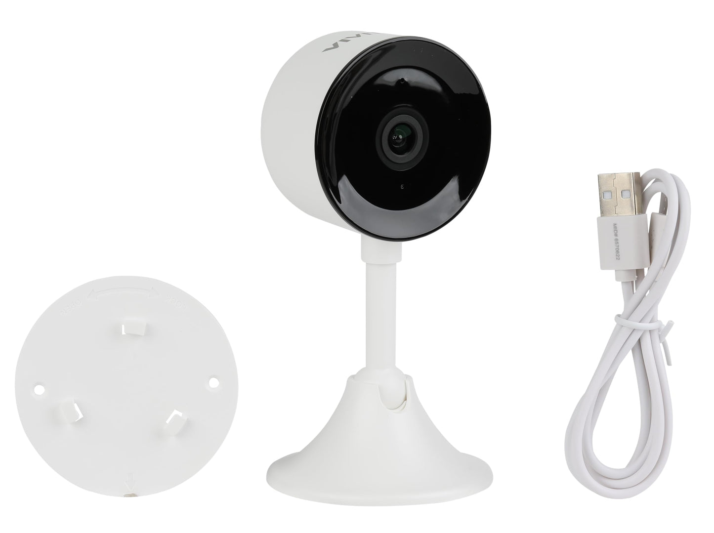 Vivitar Smart Home Security Camera, Indoor Wide Angle Wifi Camera For Home Security With Night Vision, Motion Alerts, 2 Way Comm