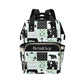 YallLocoMo Personalized Diaper Bag Backpack Gift Adventure Bear Tribal Plaid Convenient and Durable: Waterproof Multi-Compartmen