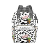 YallLocoMo Personalized Diaper Bag Backpack Gift Cute Cow Print Multi-Purpose Nappy Bag: Ideal for Holidays, Packed with Space