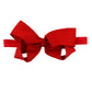 Rufflebutts Girls Red Bow Headband - One Size