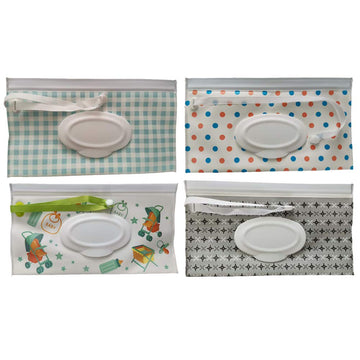Reusable Eco Friendly Durable Portable Wet Wipe Pouch,Travel Wipes Dispenser Travel Wipes Bag Wipe Pouches Baby Wet Wipe Cases S
