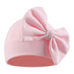 Newborn Baby Girl Hat Cotton Baby Bow Beanie Preemie Hats Spring Infant Hats For Girls 0-12 Months (White+Pink+Purple, 0-6 Month