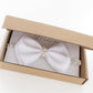 0-12 Newborn Baby Baptism Pearl Headband With Bow In White Christening Headband With Satin Bow, Pearl Rhinestone Band (Cream(3-6