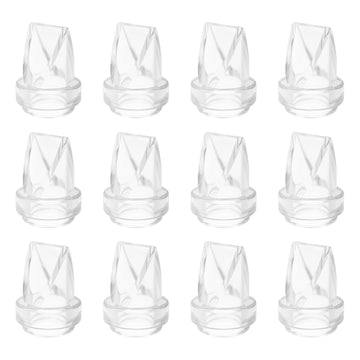 12PCS Duckbill Valve Compatible with eufy S1 Pro/S1/E10, NCVI/Lansinoh Discreet Duo/Zooawa/Nuliie S32 Breast Pump Replacement Pa