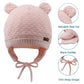 Xiaohawang Warm Baby Hat Cute Bear Toddler Earflap Beanie For Fall Winter (0-6 Months, A-Pink)