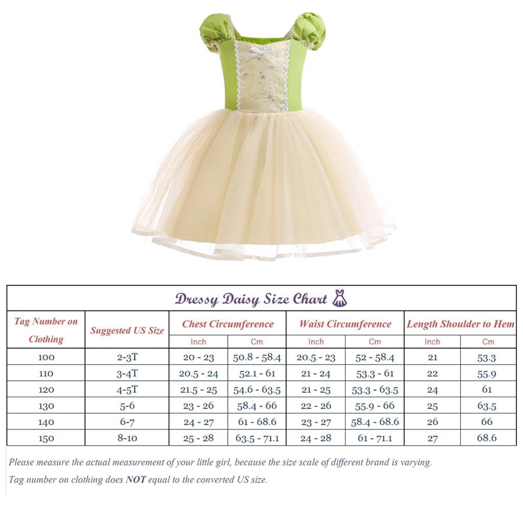 Dressy Daisy Princess Fancy Dress Up Halloween Costume Party Outfit for Little Girls Size 6 363