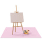 Drydiet 55x55 Inch Extra Large Craft & Painting Floor Mat - Waterproof Non-Slip PVC Art Rug, Floor Protector for Easel Painting 