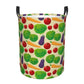 Pevtufa Vegetable Foldable Laundry Basket Organizer,Fabric Clothes Toy Storage Basket Nursery Hamper Storage Bin For Household B
