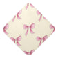 Flradish Beautiful Ribbon Bow Hooded Baby Towels Soft and Ultra Absorbent Muslin Cotton Baby Bath Towel 30x30 Inch