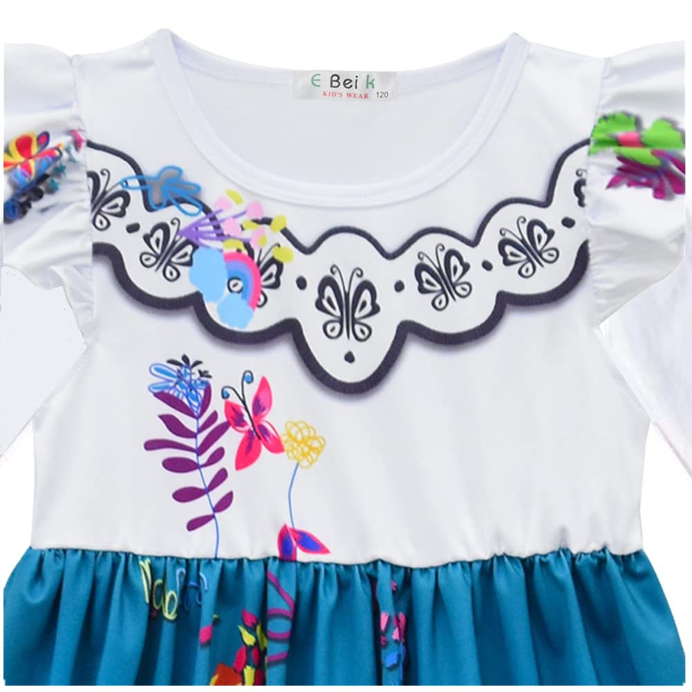 Choadam Mirabel Dress For Girls And Toddlers Princess Dress Black Witch Costume Princess Asha Costume Q41-100