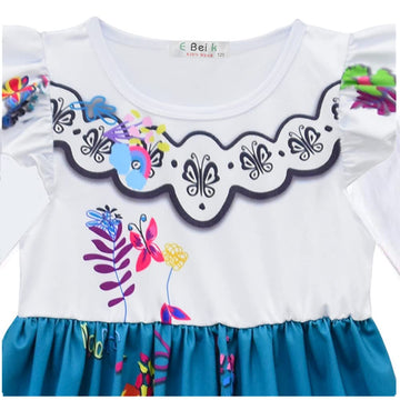 Choadam Mirabel Dress For Girls And Toddlers Princess Dress Black Witch Costume Princess Asha Costume Q41-100