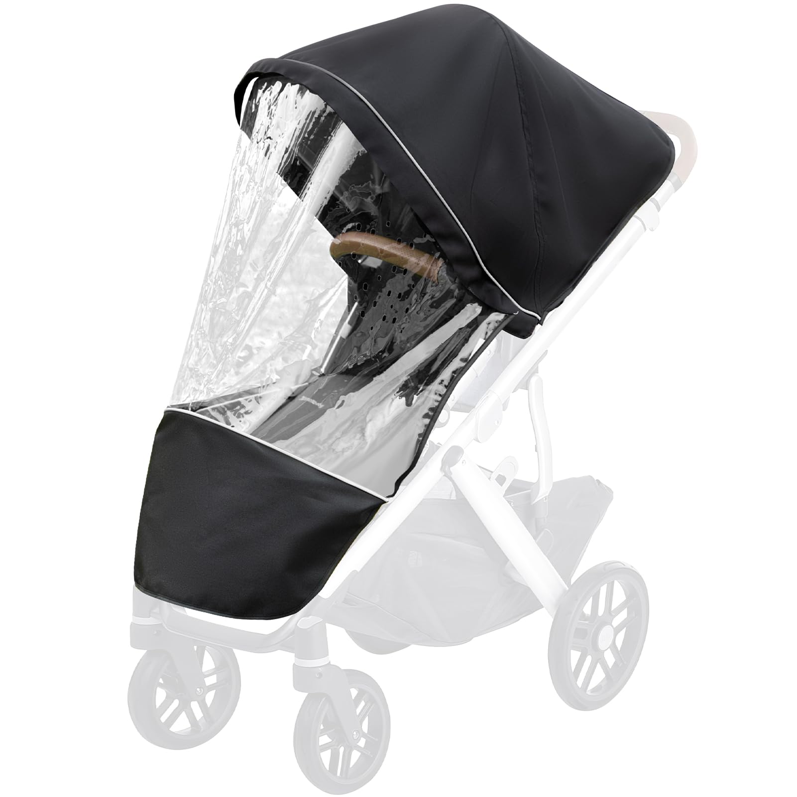 Performance Rain Shield, Rain Cover Fits For Uppababy Vista/Vista V2/Vista V3/Cruz/Cruz V2 Stroller, Protect From Wind/Rain/Snow