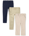 The Children'S Place Baby Girls And Toddler Girls Skinny Chino Pants, Bisquit/Sandy/Tidal, 3T