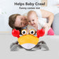 Crawling Crab Baby Toy Gifts: Tummy Time Toys Walking Dancing Cute Essentials Electric Induction Sensory Stuff Moving Babies Cra