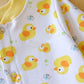 Baby Orangic Cotton Jumpsuit Comfort Christening Clothes Long Sleeve Footed Romper For 0-3 Month Infant Duck