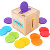Montessori Toys for 1 2 3 Year Old: Fine Motor Skills Toys Wooden Color Sorting Sensory Toy for 1-3 Year Old, Object Permanence 