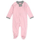 Honestbaby Sleep And Play Footed Pajamas One-Piece Sleeper Jumpsuit Zip-Front Pjs 100% Organic Cotton For Baby Girls, Twinkle St