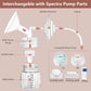 14Pack Breast Pump Replacement Parts For Spectra S2, S1, 9 Plus, Synergy Gold,For Spectra Breast Pump Accessories, Replace Duckb