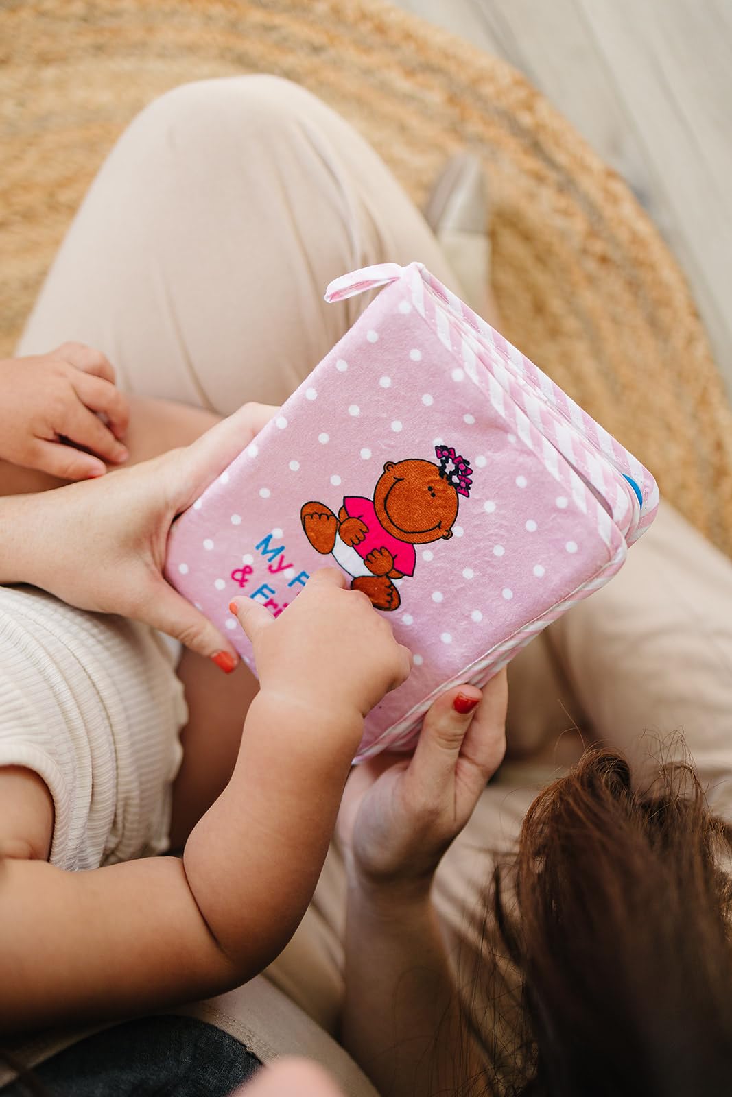My First Photo Album Of Family & Friends With Black, Brown, Multiracial African American Baby Girl