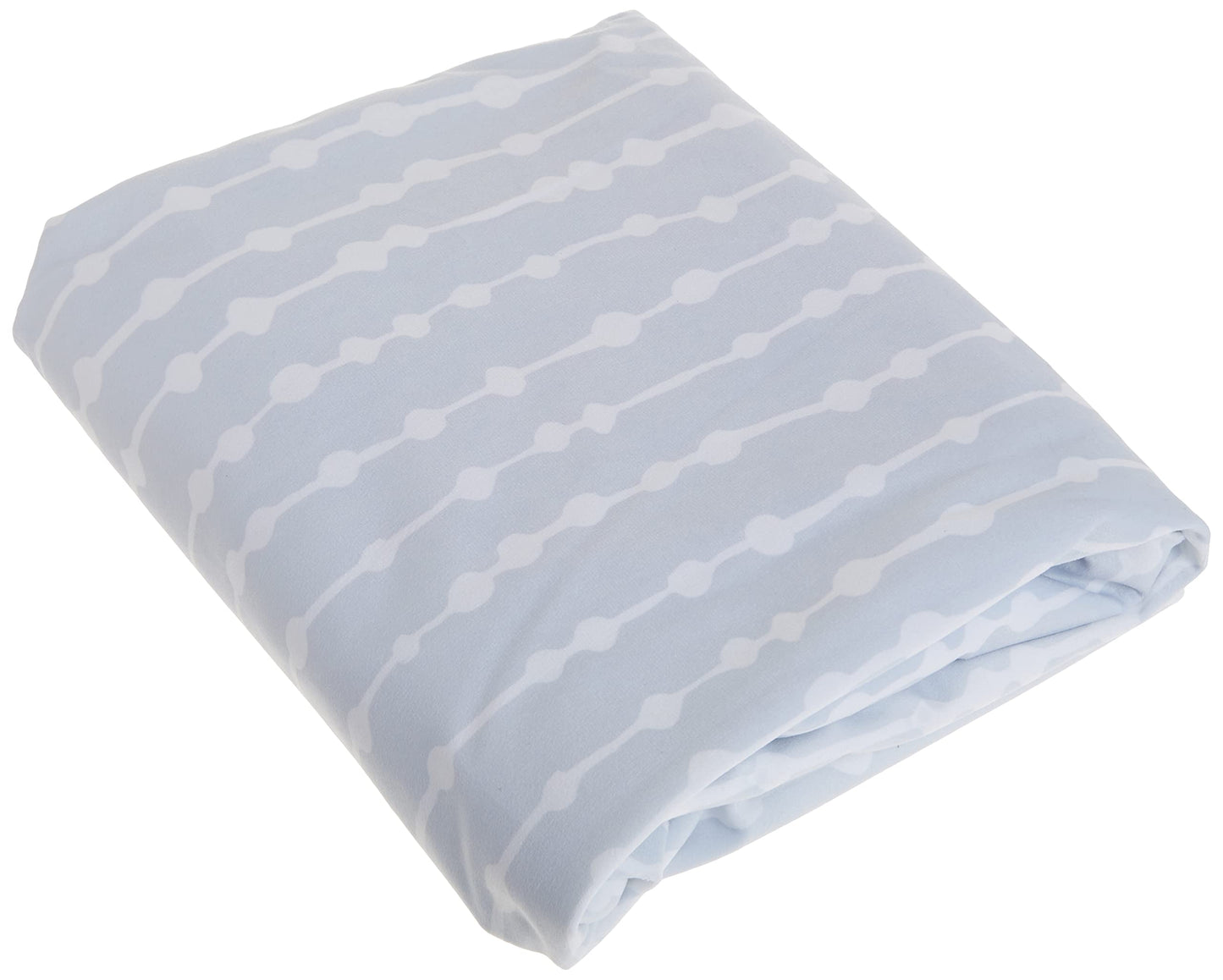 4moms Breeze Playard Sheets, Machine Washable, Soft, Plush, Waterproof Fabric, Grey Beads