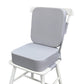 Acxseo Toddler Booster Seat for Dining Table with Backrest and Adjustable Straps, Waterproof Oxford Foam Cushion with Non-Slip B
