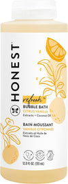 The Honest Company Foaming Bubble Bath | Gentle for Baby | Naturally Derived, Tear-free, Hypoallergenic | Citrus Vanilla Refresh