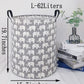 Kunro Baby Laundry Basket Baby Hamper For Nursery Elephant Toy Storage Bin Organizer For Kids Clothes Room Decor