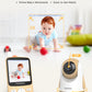 Hellobaby Monitor With Camera And Audio,4' Ips Portable Screen Video Baby Monitor With 26Hrs Battery Life No Wifi,Remote Pan-Ti