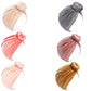 Awyjcas Newborn Baby Toddler Cotton Hat Babys Turban Kids Knotted Hat Cap Set (Bb03)
