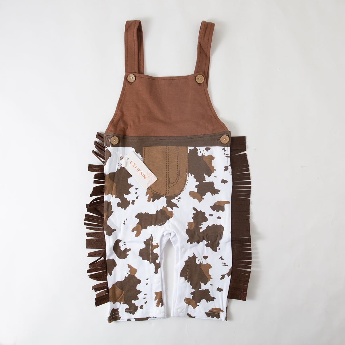 Lxkikmm Baby Toddler Boy Cowboy Outfit Rodeo Birthday Costume Woody 18-24 Months