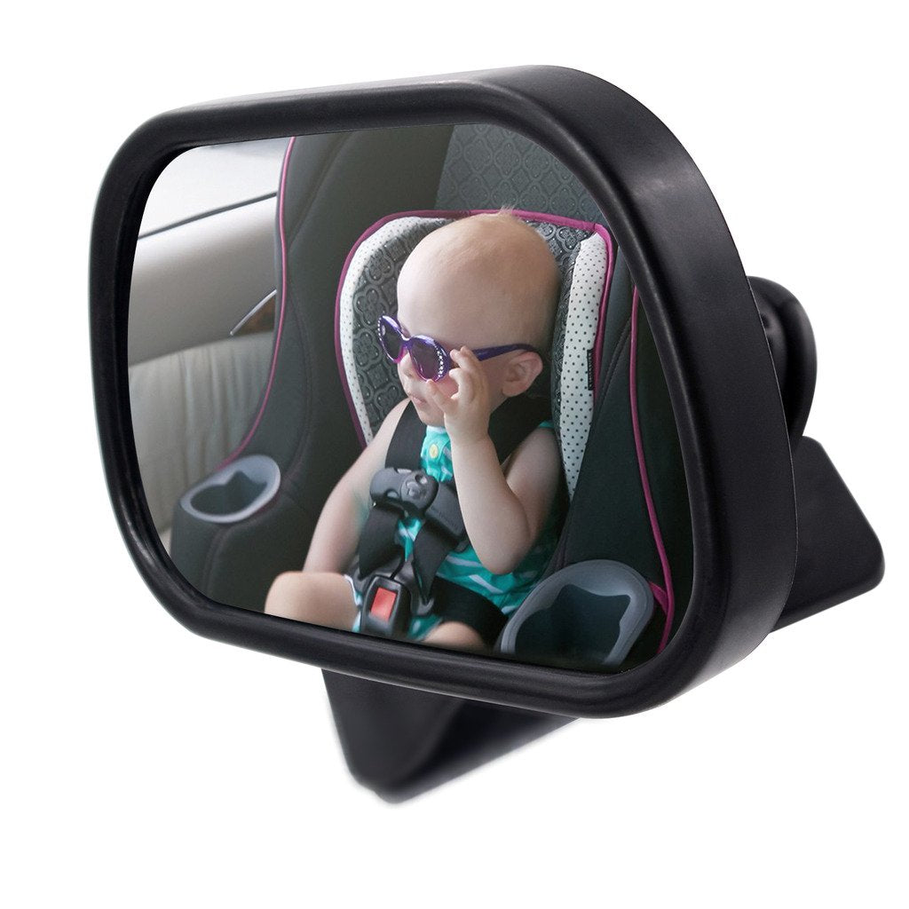 Isaddle Baby Car Seat Mirror - Baby Back Seat Front View Mirror - Adjustable Shatterproof In Car Safety Mirror