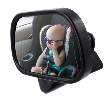 Isaddle Baby Car Seat Mirror - Baby Back Seat Front View Mirror - Adjustable Shatterproof In Car Safety Mirror