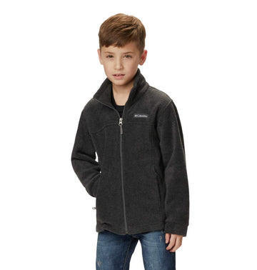 Columbiababy Steens Mt Ii Fleece, Charcoal Heather, 3/6