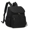 LORADI Lightweight Diaper Bag Backpack with Stroller Clips, Insulated Pockets, Baby Shower Essentials (Classic, Beige)