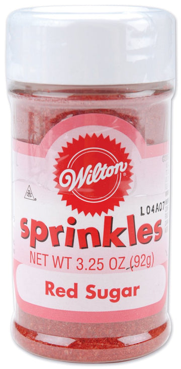 Wilton Sprinkles, Red Sugar, 325 Ounces