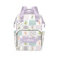 Personalized Cute Dragon Diaper Bag with Name - Custom Baby Bag, Nursing Tote Backpack for Mom, Custom Name Mommy Daypack, Showe